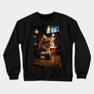 The Original Beer Cat II Crewneck Sweatshirt